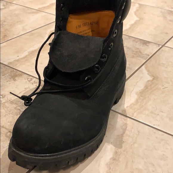 BLACK TIMBERLAND WINTER BOOTS - Picture 16 of 17